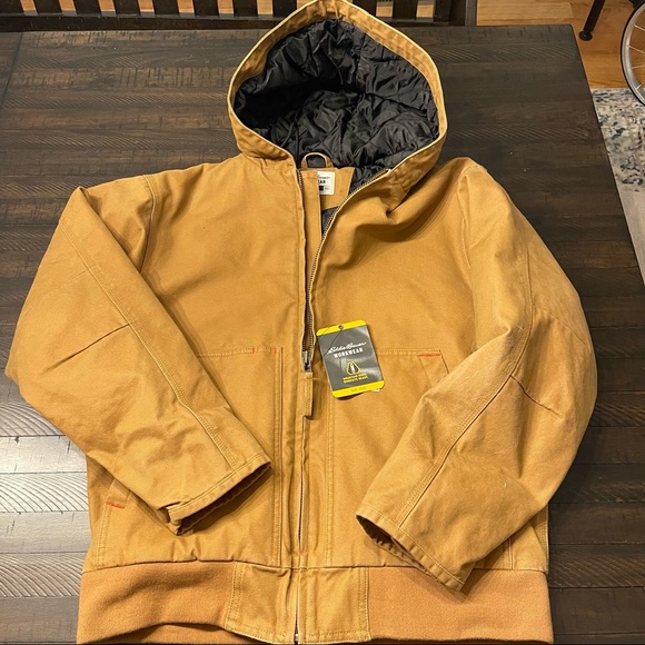 Eddie Bauer Other - Eddie Bauer Workwear Quilted Canvas Bomber Jacket